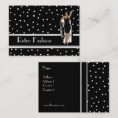 Visitenkarte Retro Fashion Vintag (Vorne/Hinten)