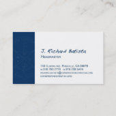 Visitenkarte Richard Batistas (Rückseite)