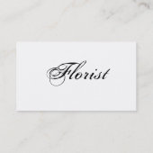 Visitenkarte "Rosa Florist III" (Rückseite)
