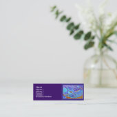 Visitenkarte-Schablone - Drache Mini Visitenkarte (Stehend Vorderseite)