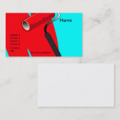 Visitenkarte-Schablone - Farben-Rolle Visitenkarte (Vorne/Hinten)