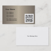 Visitenkarte-Schablone generisches Brown Visitenkarte (Vorne/Hinten)