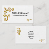 Visitenkarte-Schablone Visitenkarte (Vorne/Hinten)