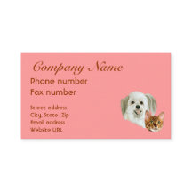 Visitenkarte-Schablone