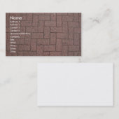 Visitenkarte-Schablone - Visitenkarte (Vorne/Hinten)