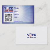 Visitenkarte-Schablonen-Abstimmung Visitenkarte (Vorne/Hinten)