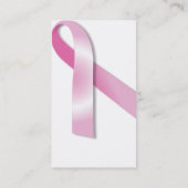 Visitenkarte-Schablonen-Brustkrebs-Bewusstsein Visitenkarte (Rückseite)