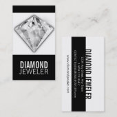Visitenkarte-Schablonen-Diamant Visitenkarte (Vorne/Hinten)