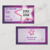 Visitenkarte-Schablonen-Feier Visitenkarte (Vorne/Hinten)