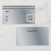 Visitenkarte-Schablonen-generisches Metall Visitenkarte (Vorne/Hinten)