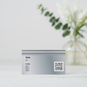 Visitenkarte-Schablonen-generisches Metall Visitenkarte (Stehend Vorderseite)