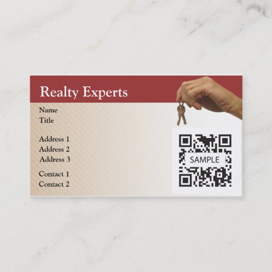 Visitenkarte-Schablonen-Grundstück-Experten Visitenkarte (Vorderseite)