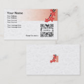 Visitenkarte-Schablonen-japanisches Restaurant Visitenkarte (Vorne/Hinten)