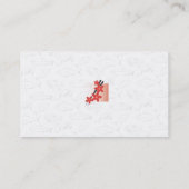 Visitenkarte-Schablonen-japanisches Restaurant Visitenkarte (Rückseite)