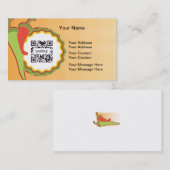 Visitenkarte-Schablonen-Mexikaner-Restaurant Visitenkarte (Vorne/Hinten)