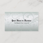 Visitenkarte-Schablonen-mit Blumengenerisches Visitenkarte (Rückseite)