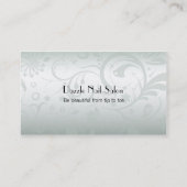 Visitenkarte-Schablonen-Nagel-Salon Visitenkarte (Rückseite)