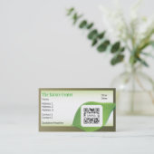 Visitenkarte-Schablonen-Natur-Mitte Visitenkarte (Stehend Vorderseite)