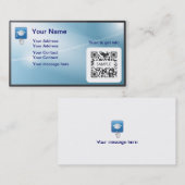 Visitenkarte-Schablonen-on-line-Grad Visitenkarte (Vorne/Hinten)