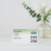 Visitenkarte-Schablonen-Studenten-Gehen Telefonnummerkarte (Stehend Vorderseite)