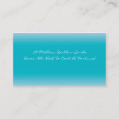 Visitenkarte-Schablonen-Zahnpflege Visitenkarte (Rückseite)