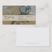 Visitenkarte - schwarzer Drache (Vorne/Hinten)