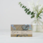 Visitenkarte - schwarzer Drache (Stehend Vorderseite)