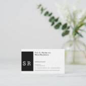 Visitenkarte Schwarzkern (Stehend Vorderseite)