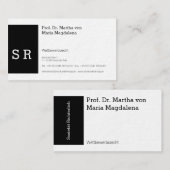 Visitenkarte Schwarzkern (Vorne/Hinten)