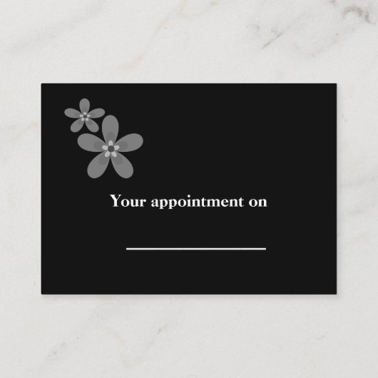 Visitenkarte Seamstress (Rückseite)