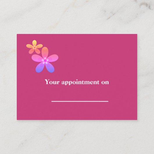 Visitenkarte Seamstress (Rückseite)