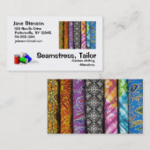 Visitenkarte: Seamstress, Schneider Visitenkarte (Vorne/Hinten)