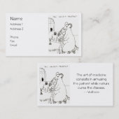 Visitenkarte Sic Incipit Pestis (Vorne/Hinten)