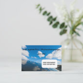 Visitenkarte Solar Photovoltaik blue sky 1 (Stehend Vorderseite)