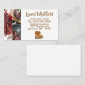 Visitenkarte Sommerland Hochzeit rustikales Wasser (Vorne/Hinten)