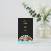 Visitenkarte, Sonnenaufgänge Visitenkarte (Stehend Vorderseite)