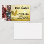 Visitenkarte Sonniger Morgen Bauernhof Land Rustic (Vorne/Hinten)