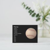 Visitenkarte - Sport (Stehend Vorderseite)