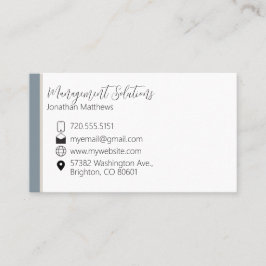 Visitenkarte - Steel Blue