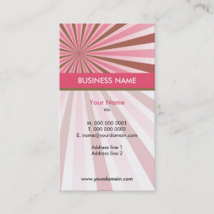 VISITENKARTE:: Strahlen 6 Visitenkarte