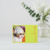 Visitenkarte, Stummfilmstar Anna Nilsson Visitenkarte (Stehend Vorderseite)