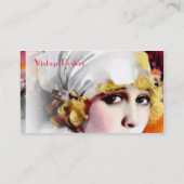 Visitenkarte, Stummfilmstar Anna Nilsson Visitenkarte (Rückseite)