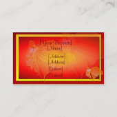 Visitenkarte Sun-Damen-Butterfly (Rückseite)