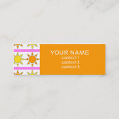 Visitenkarte SUN PATTERN (Rückseite)