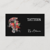 Visitenkarte Tattoo Skull (Vorderseite)