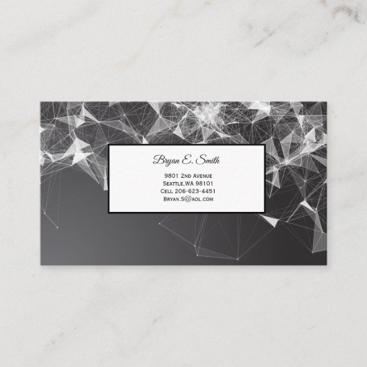 Visitenkarte Telefonnummerkarte (Vorderseite)