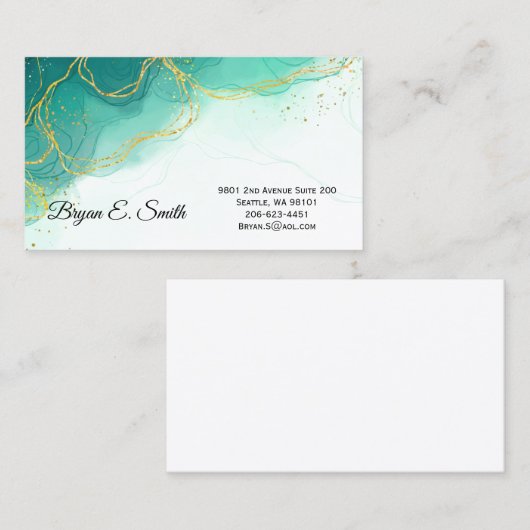 Visitenkarte Telefonnummerkarte (Vorne/Hinten)