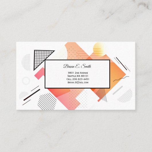 Visitenkarte Telefonnummerkarte (Vorderseite)