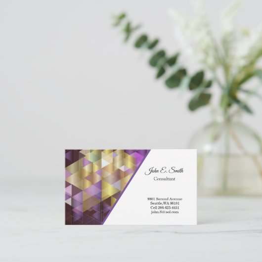 Visitenkarte Telefonnummerkarte (Stehend Vorderseite)