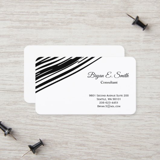 Visitenkarte Telefonnummerkarte (Vorderseite/Rückseite Beispiel)